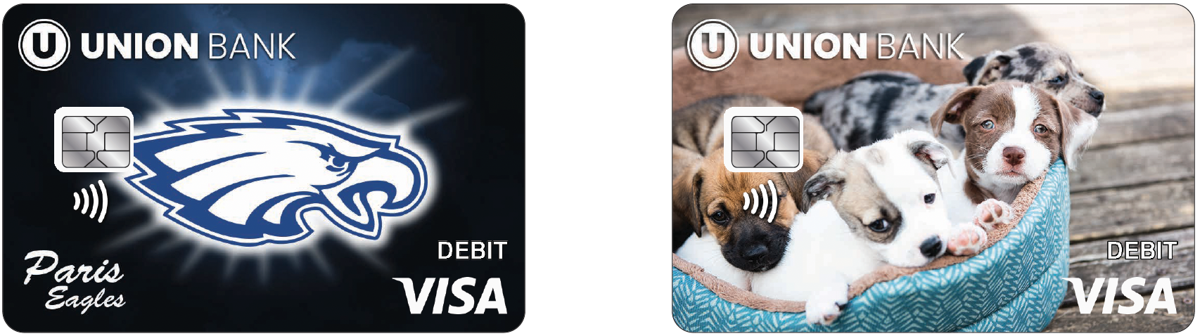 Debit card designs