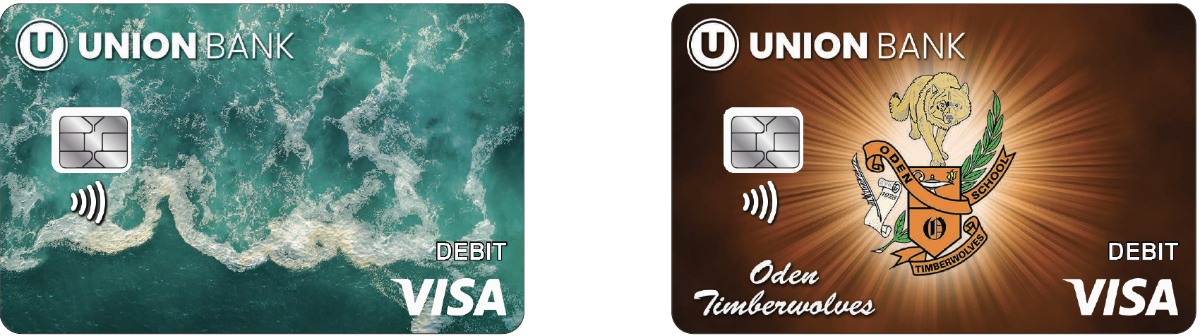 Debit card designs